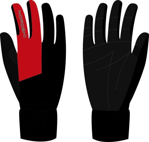 перчатки NORDSKI ACTIV BLACK/RED WS NSU115190