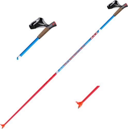 лыжные палки KV+ 20P007 TEMPESTA CLIP BLUE CROSS COUNTRY POLE