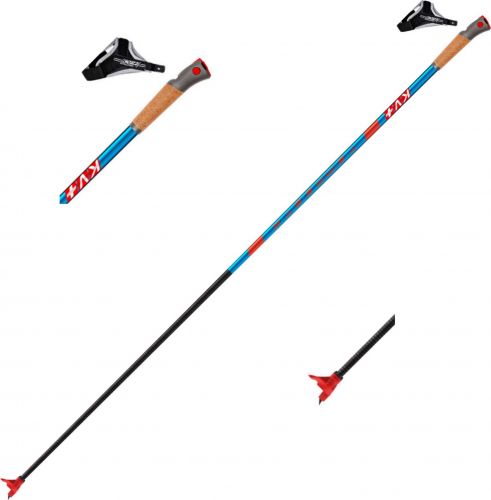 лыжные палки KV+ 23P007 TEMPESTA CLIP BLUE CROSS COUNTRY POLE