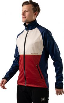 куртка NONAME WARM UP JACKET UX RED/BLUE 6000143-5405