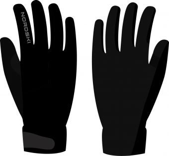 перчатки NORDSKI RACING JR BLACK WS NSJ147100