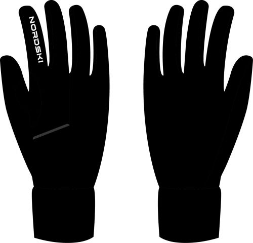 перчатки NORDSKI NSJ246100 ARCTIC BLACK JR