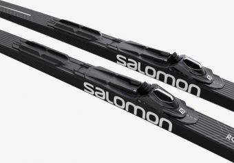 лыжи с креплениями SALOMON RC 10 eSKIN HARD+SHINB 415400