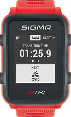 часы спортивные SIGMA ID.TRI NEON RED BASIC 24230